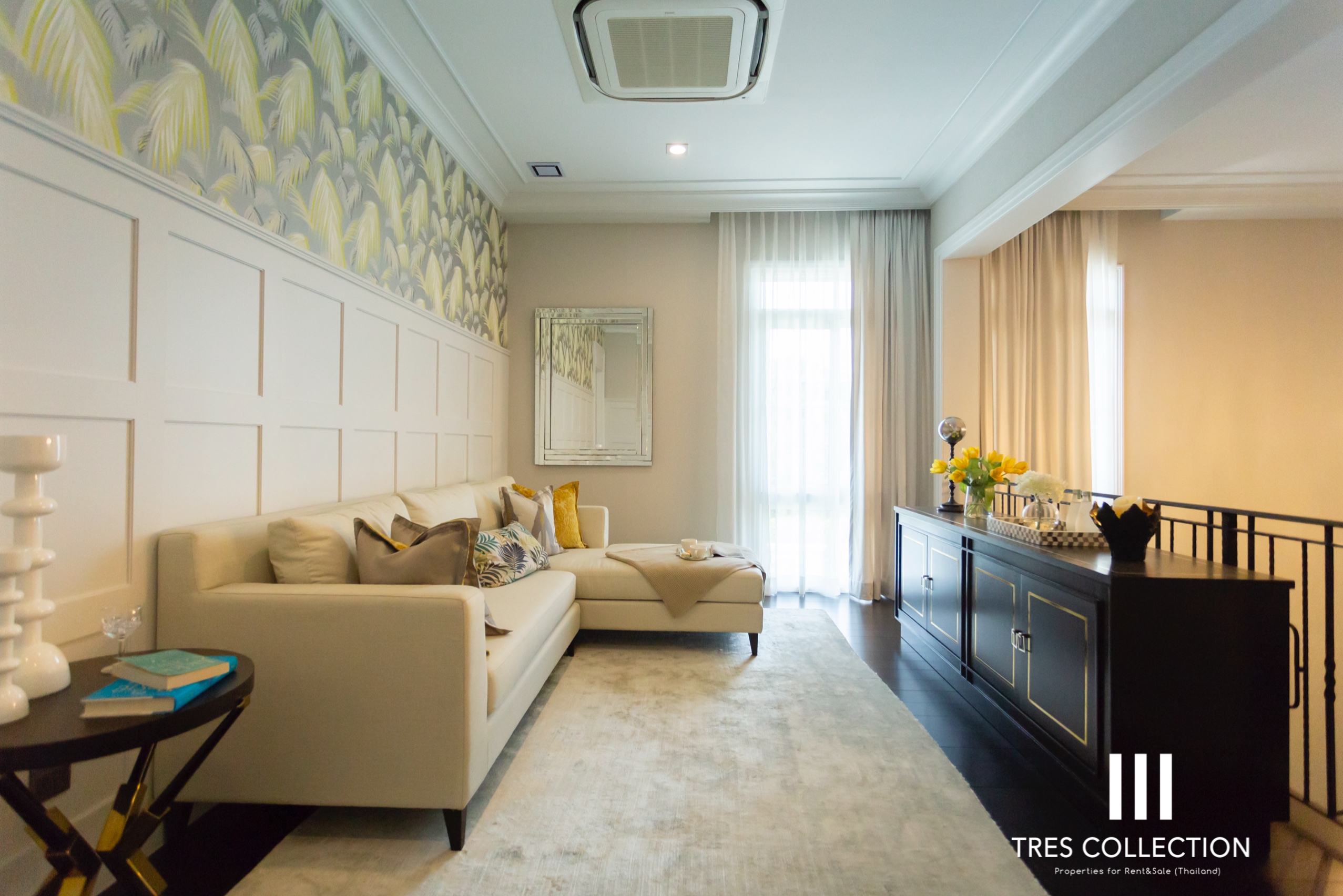 Bangkok Property Condo Apartment House Real Estate For Rent in Bangna Italian Style House