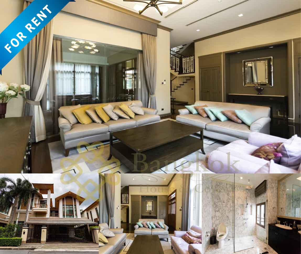 Bangkok Property Condo Apartment Real Estate For Rent in Phra Khanong Sukhumvit Luxury House