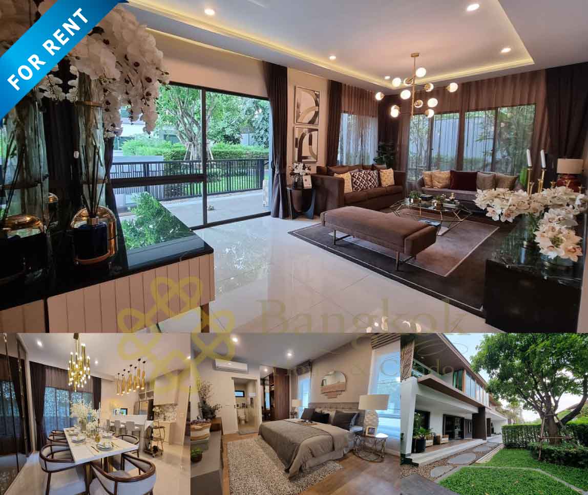 Bangkok House For Rent in Pattanakarn Gorgeous Stunning Home Decor with Garden